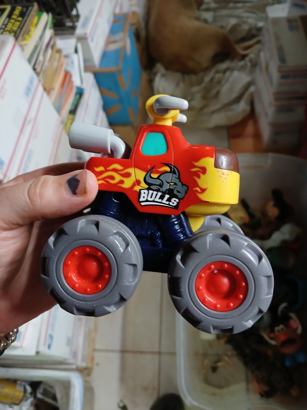 red bull monster truck is part of the Hola Baby Monster Truck Toy Set,